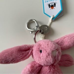 Jellycat retired bunny bag charm